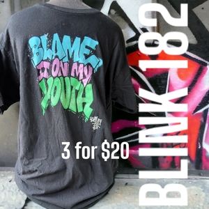 3/$20 Blink 182 Men/unisex tee Sz M